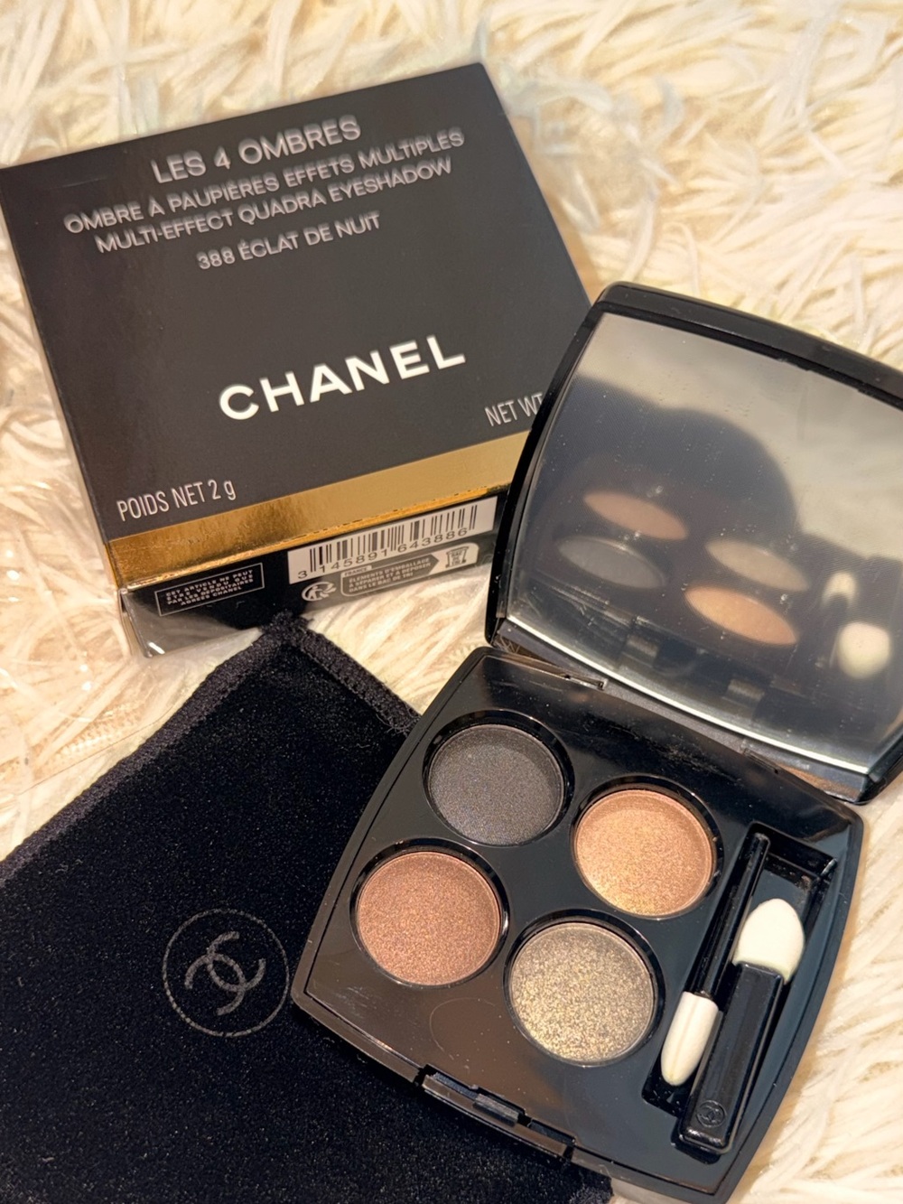 CHANEL 388 Les 4 Ombres Eyeshadow Palette - Brown, Gold, Bronze, Taupe